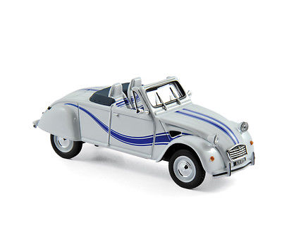 Модель 1:43 Citroen 2CV Cabrio Azelle - white/blue