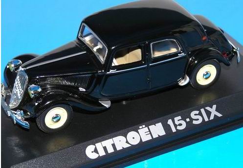 citroen traction 15/6 h - black 153021 Модель 1:43