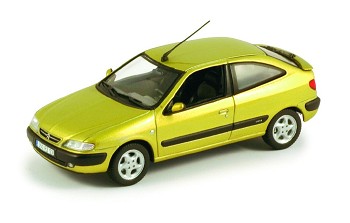 citroen xsara vts (3-door) - yellow met 154300 Модель 1:43