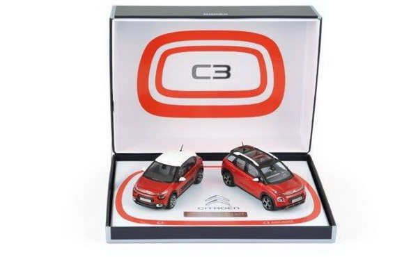 Citroen C3 & C3 Aircross - red (набор 2 модели)