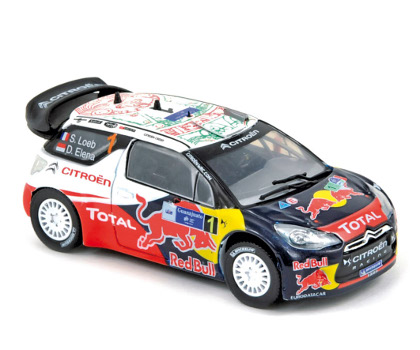 Модель 1:43 Citroen DS3 WRC №1 «Red Bull» Winner Rally Mexico (Sebastien Loeb - Daniel Elena)