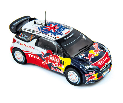 Модель 1:43 Citroen DS3 WRC №1 «Red Bull» World Champion Rally GB (Sebastien Loeb - Daniel Elena)
