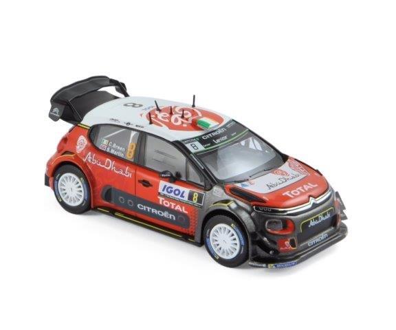 Citroen C3 WRC №8 Rally Corse (Craig Breen - Scott Martin) 155364 Модель 1:43