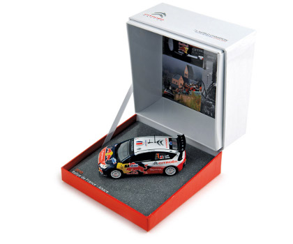 Модель 1:43 Citroen C4 WRC №1 Winner France Rally (Sebastian Loeb - Daniel Elena) (подарочная упаковка)