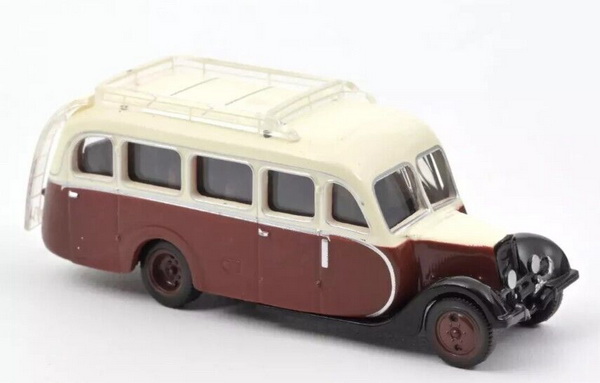 Модель 1:87 Citroen U23 Bus - dark red/cream