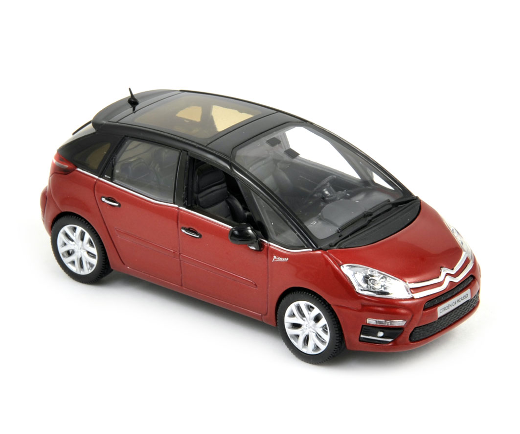 citroen c4 picasso (facelift) - lucifer red with onyx black roof 159948 Модель 1:43