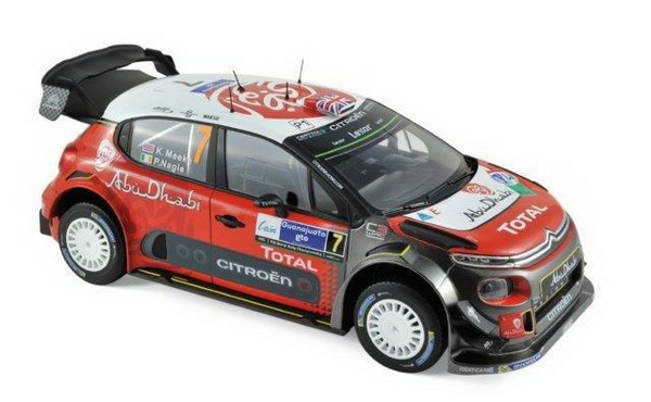Модель 1:18 Citroen C3 WRC №7 Winner Rally Mexico (Kris Meeke - Paul Nagle)