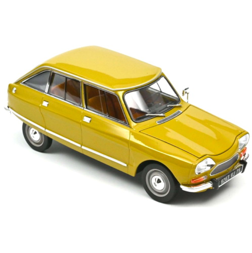 Citroen Ami 8 Club 1969 Bouton d'Or Yellow 181670 Модель 1:18