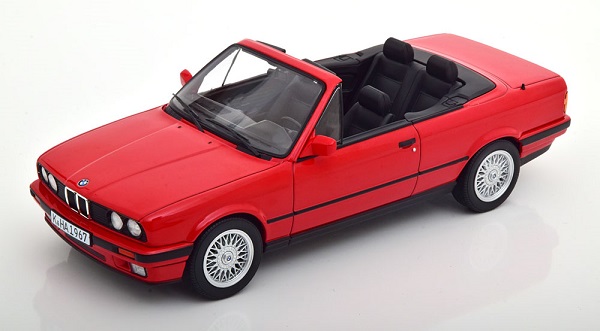Модель 1:18 BMW 318i (E30) Cabrio - red