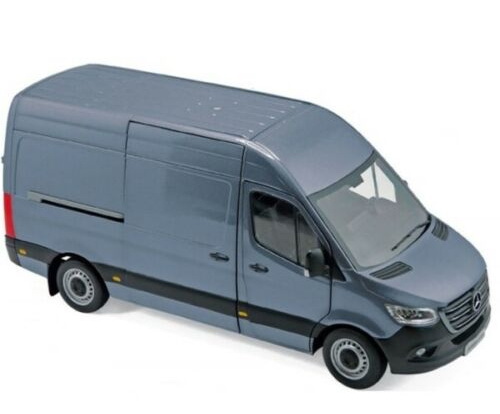 Модель 1:18 Mercedes-Benz Sprinter Van (W907) - blue grey