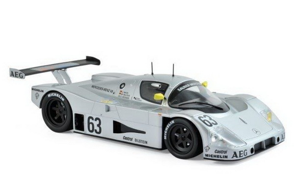 Модель 1:18 Sauber Mercedes C9 №63 Winner 24h Le Mans (Jochen Mass - Stanley Dickens - Manuel Reuter)