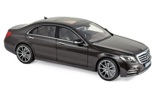 Модель 1:18 Mercedes-Benz S-class AMG-Line (V222) - ruby black met