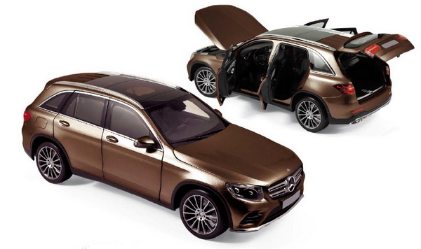 Модель 1:18 Mercedes-Benz GLC (X253) 2015 Brown Metallic