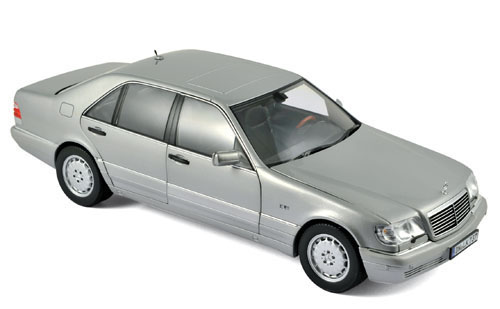 mercedes-benz s600 (w140) 1997 pearl light grey 183563 Модель 1:18