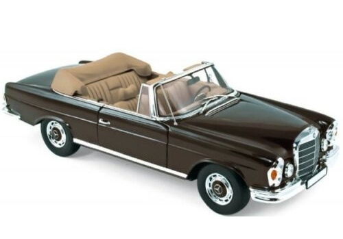 mercedes-benz 280 se cabrio (w111) - brown 183568 Модель 1:18