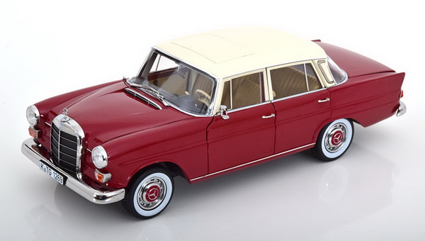 Модель 1:18 Mercedes-Benz 200 (W110) - 1966 - Red/Beige