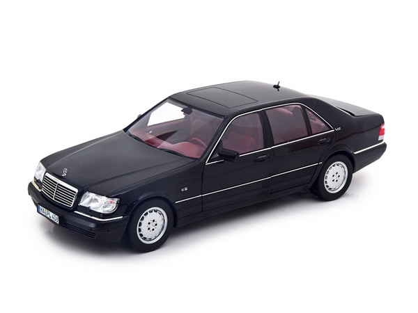 mercedes-benz s600 s-class v140 (w140) 1997 - black 183722 Модель 1:18