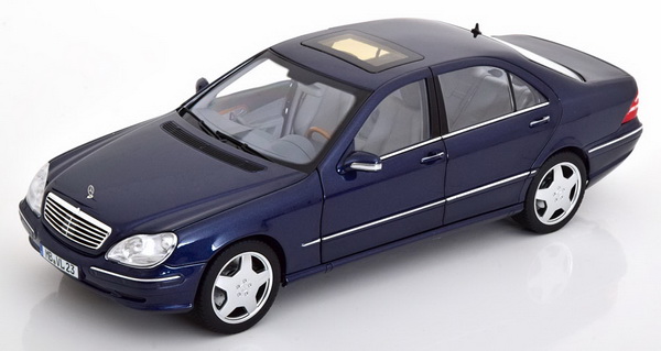 Mercedes-Benz S55 AMG (W220) - blue met 183817 Модель 1:18