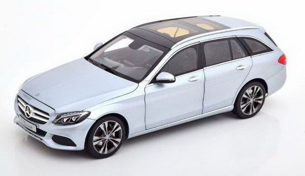 Модель 1:18 Mercedes-Benz C-class Avantgarde Estate (S205) - silver met
