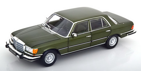 Модель 1:18 Mercedes-Benz 350 SE W116 U.S. version - 1973 - Dark green met.