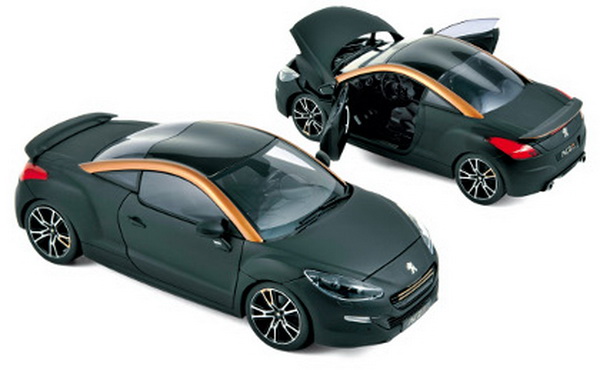 Модель 1:18 Peugeot RCZ R Concept Salon de Paris Black Matt-Copper