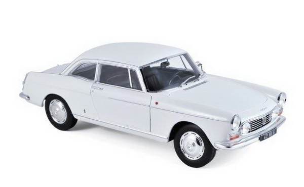 peugeot 404 coupe - arosa white 184831 Модель 1:18