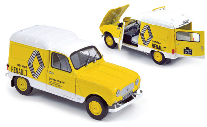 renault r4f4 «renault service» -yellow/white 185196 Модель 1:18