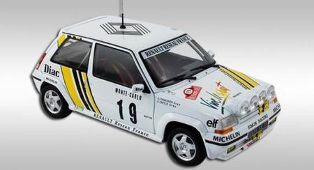 Модель 1:18 Renault Super 5 GT Turbo №19 Rallye Monte-Carlo (Alain Oreille - Gilles Thimonier)