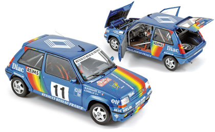 Модель 1:18 Renault 5 GT Turbo №11 Rallye Monte-Carlo (Alain Oreille - Michel Roissard)