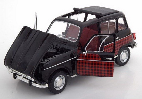 Модель 1:18 Renault 4 Parisienne - black/red