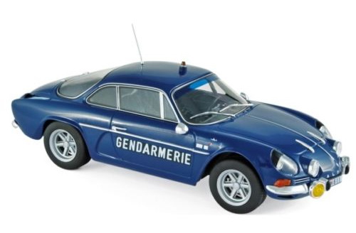 alpine a110 1600s "gendarmerie" - blue 185301 Модель 1:18