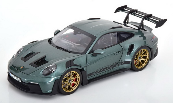 Модель 1:18 Porsche 911 (992) GT3 RS - 2022 - Dark green met. (L.e. 504 pcs.)