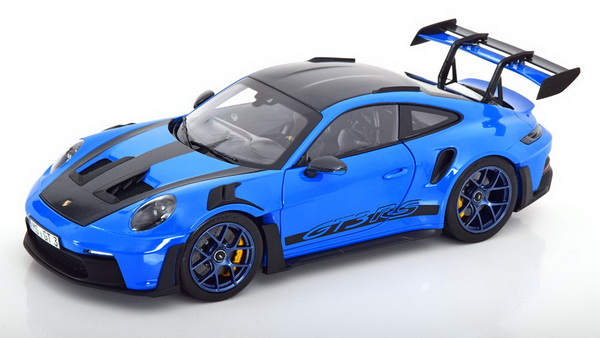 Porsche 911 GT3 RS Weissach Package - 2022 - Blue 183364 Модель 1:18