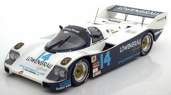 Модель 1:18 Porsche 962 C IMSA №14 Winner 24h Daytona (Alvah Robert «Al» Holbert - Derek Bell - Unser)