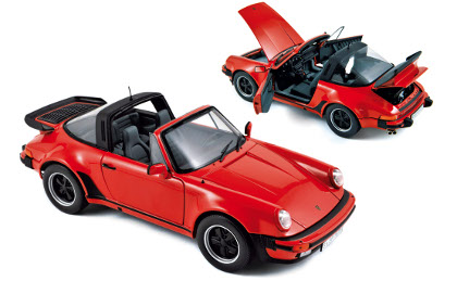 porsche 911 3,3 turbo targa - red 187546 Модель 1:18