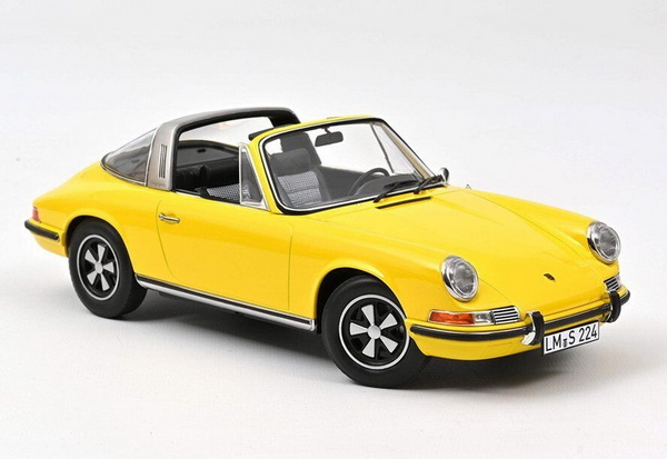 Модель 1:18 PORSCHE 911E Targa (Type 901) 1969 Yellow
