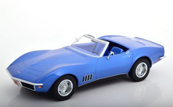 Модель 1:18 Chevrolet Corvette Convertible C3 - blue met