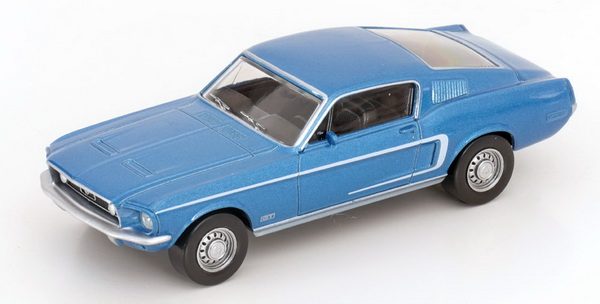 Ford Mustang GT Fastback - 1968 - Light Blue met. JET CAR 270584 Модель 1:43