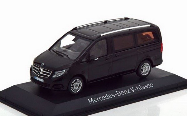 mercedes-benz v-class (w447) - black 351135 Модель 1:43