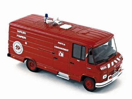 mercedes-benz l 406d « pompiers » (штабной пожарный фургон) 351147 Модель 1:43