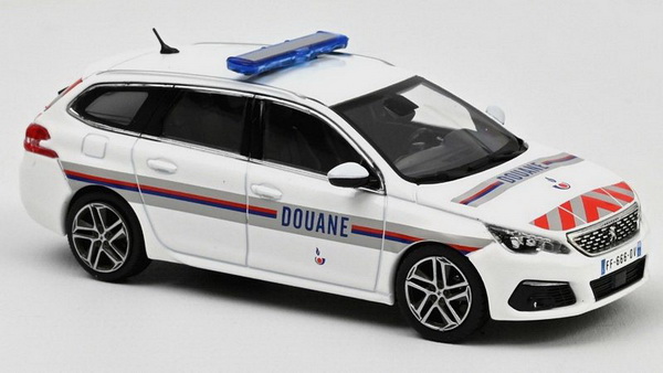 Peugeot 308 SW - 2018 - Douanes 473941 Модель 1:43
