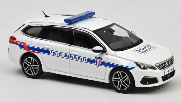 Peugeot 308 SW - 2018 - Police Municipale 473943 Модель 1:43