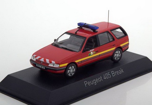 peugeot 405 break "pompiers" (пожарный) 1991 474553 Модель 1:43