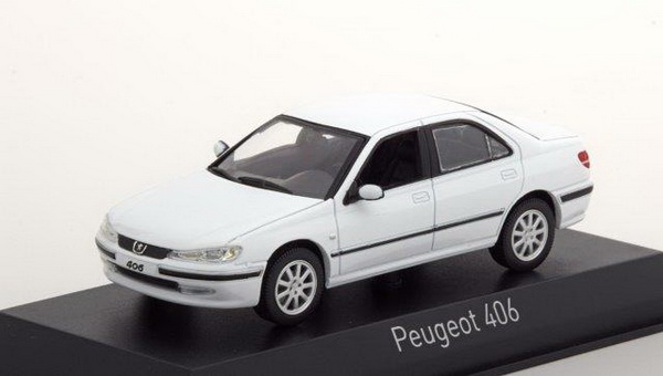 Модель 1:43 Peugeot 406 Saloon - banquise white