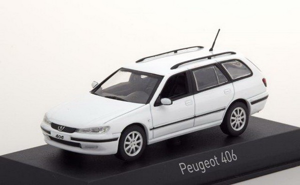 Модель 1:43 Peugeot 406 Break - banquise white