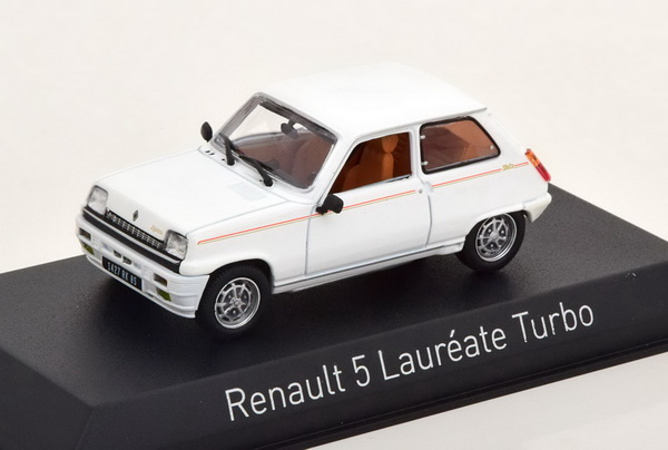 Модель 1:43 Renault 5 Alpine Turbo Lauréate 1985 - white/red