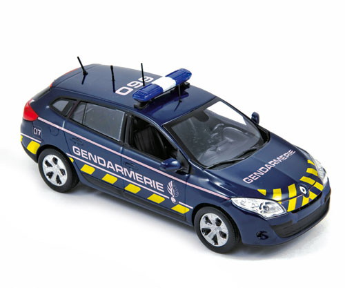 renault megane estate «gendarmerie» (новый стандарт) 517645 Модель 1:43