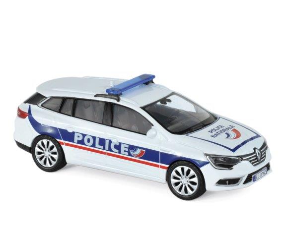 renault megane estate "police nationale" (полиция Франция) 2016 517789 Модель 1:43