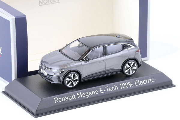 Модель 1:43 Renault Megane E-Tech 100% Electric 2022 - Schiste Grey/Black Roof