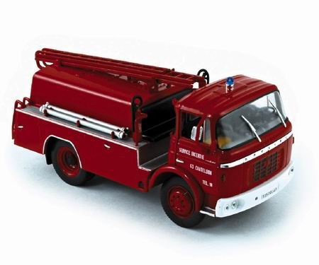 Модель 1:43 Berliet GAK пожарная цистерна